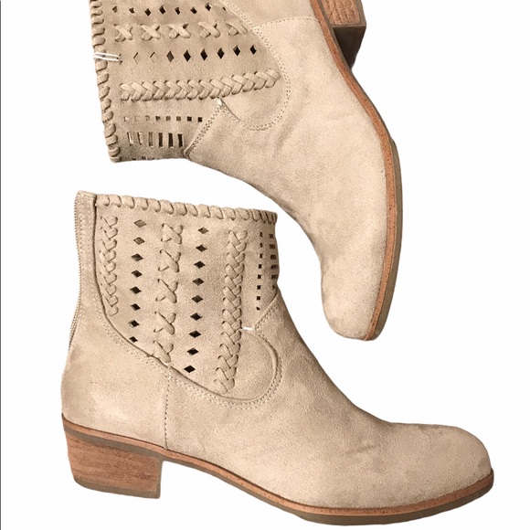 stone colored booties